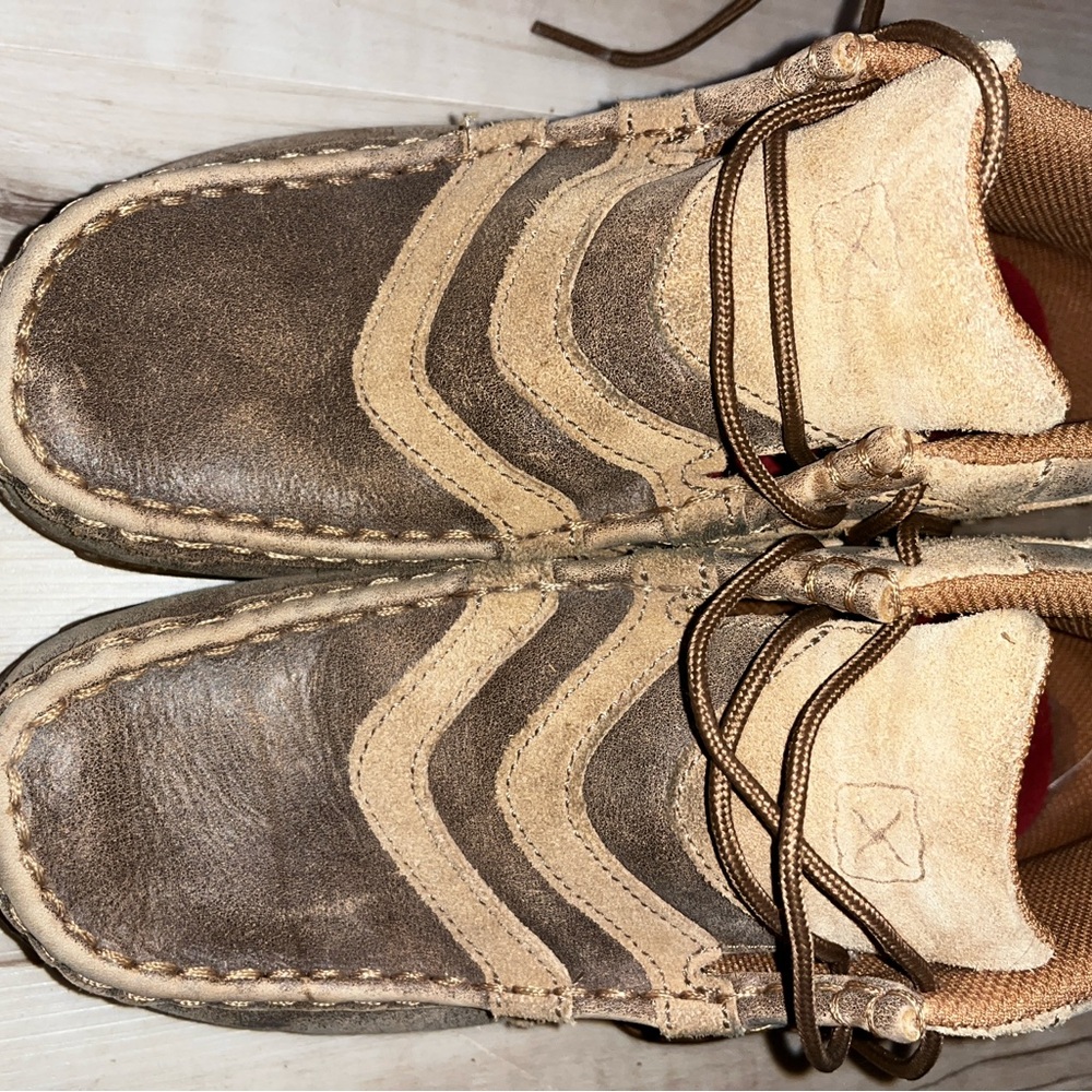 Twisted X youth driving moccasins